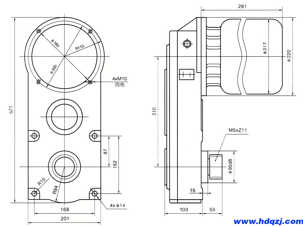 LDAC1型驅動裝置安裝尺寸圖.jpg LDAC1型驅動裝置安裝尺寸圖.jpg