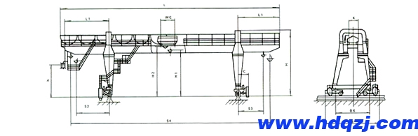 MG型16/3.2-20/5-32/5-50/10噸雙梁門式起重機 MG型16/3.2-20/5-32/5-50/10噸雙梁門式起重機