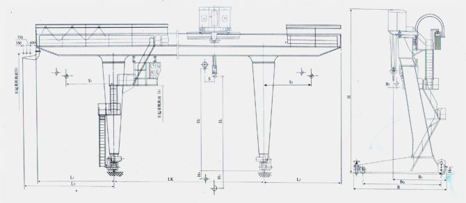 MDG單主梁吊鉤門式起重機(jī) MDG單主梁吊鉤門式起重機(jī)