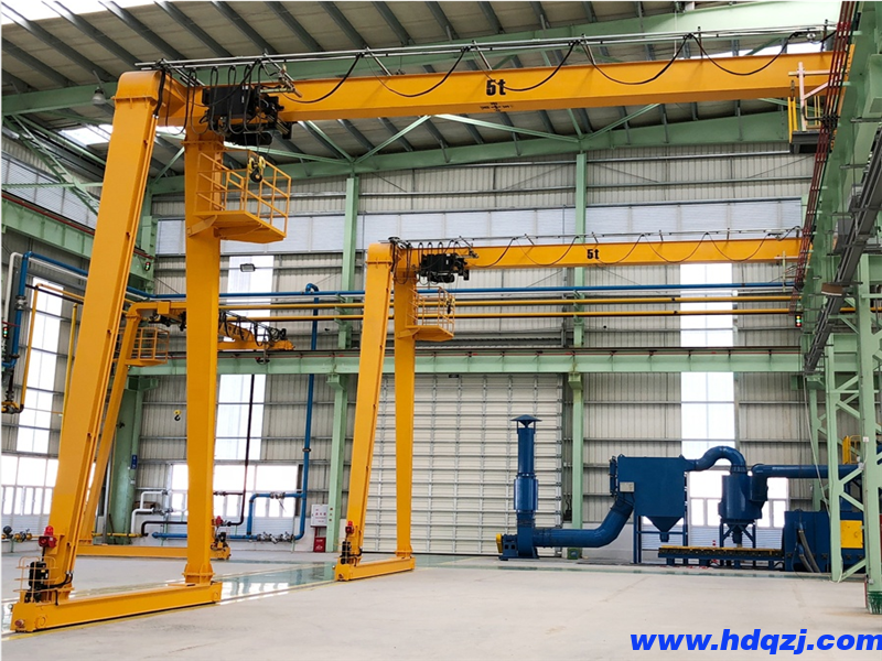 歐式起重機(單梁門式起重機結構,歐式電動葫蘆機構) 歐式起重機(單梁門式起重機結構,歐式電動葫蘆機構)